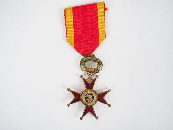 Décoration des états du Vatican, étoile de chevalier de l’ordre de st 