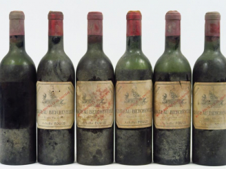 Vente aux enchères 6 BOUTEILLES CHÂTEAU BEYCHEVELLE GCC ST JULIEN - 1957 - 3 MEP/2 BEP/1 