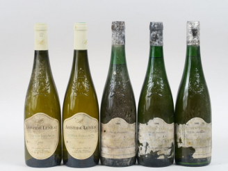 Vente aux enchères 5 BOUTEILLES COTEAUX DU LAYON : 2 A. LUNEAU 2008 - 3 CUVÉE DES VARENNE