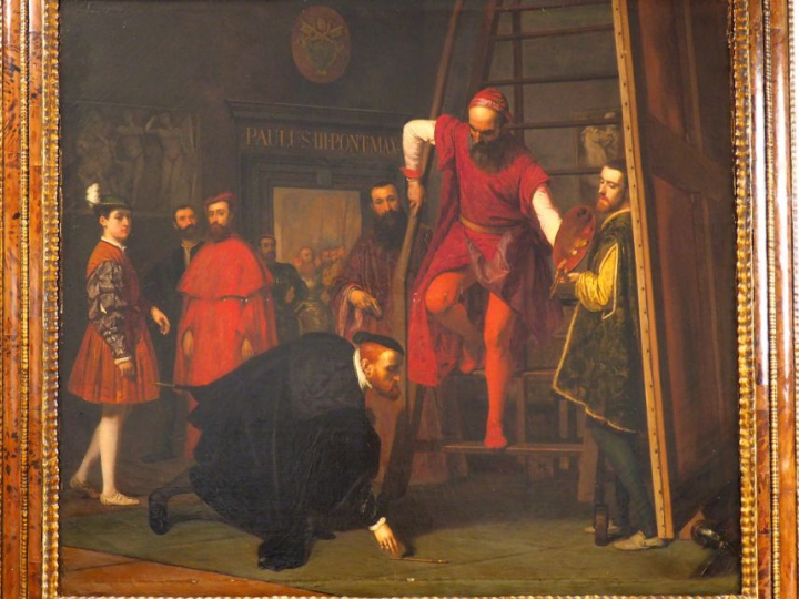Joseph Nicolas ROBERT-FLEURY (Cologne 1797-Paris 1890) "Charles Quint 