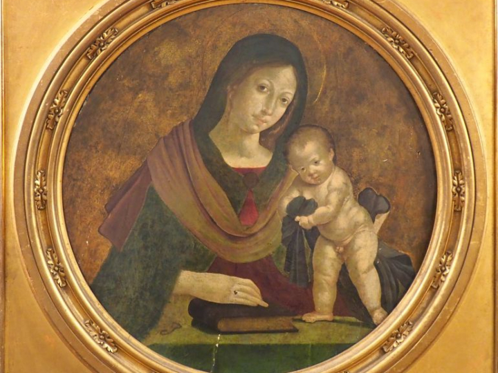 Ecole BOLONAISE vers 1500, entourage de Francesco Francia "Vierge a l'