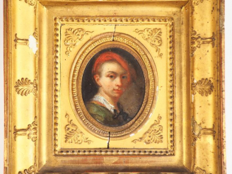 Vente aux enchères Attribué à William Gowe FERGUSON (1632/33- ap.1695) "Autoportrait prés