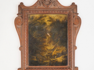 Vente aux enchères Heinrich Johann Wuest (suisse, 1741 - 1821) "Dessinateurs près d'une c