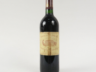 Vente aux enchères 1 BOUTEILLE PAVILLON DU ROUGE DU CHÂTEAU MARGAUX - 1991 - ET