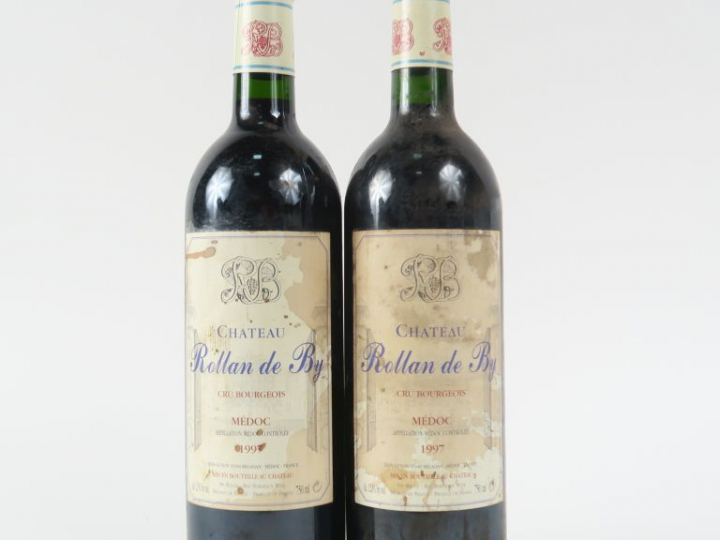 2 BOUTEILLES CHÂTEAU ROLLAN DE BY CB HAUT MEDOC - 1997 - ET