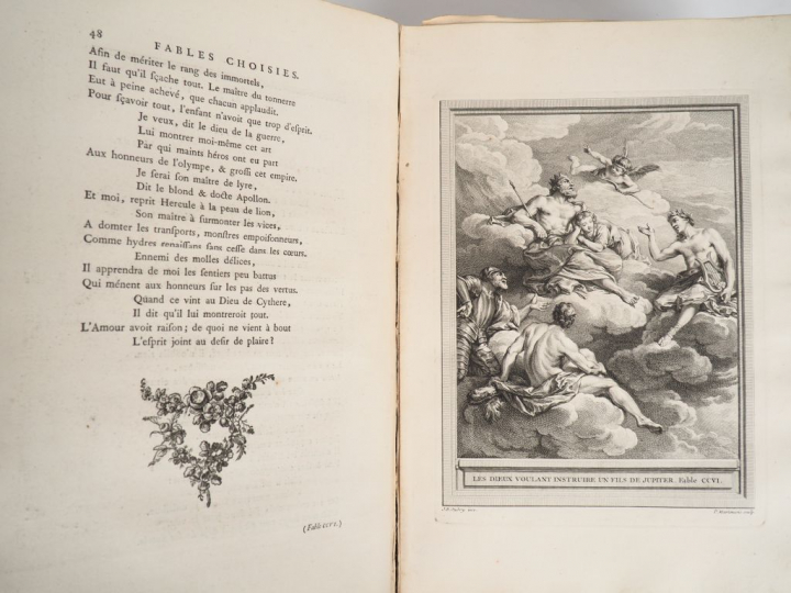 LA FONTAINE. FABLES CHOISIES, mises en vers. Paris, Desaint et Saillan