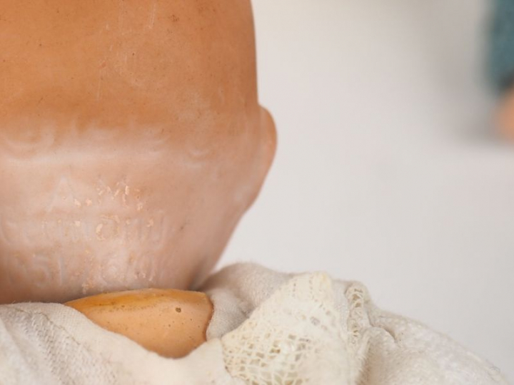 Lot de 2 petits bébés nouveaux-nés fabrication allemande 1910/1920, co