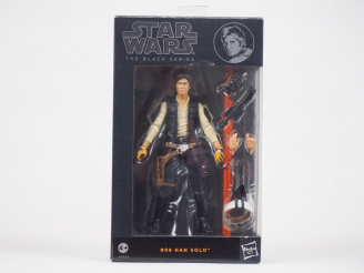 Vente aux enchères HASBRO black series, Han Solo 2010. Avec sa boîte d'origine.