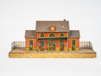Vente aux enchères HORNBY. Gare de Dijon, état moyen.