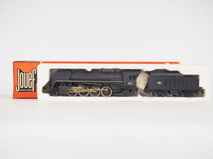 TAB HO matériel roulant locomotive type vapeur 141 R 330 SNCF avec son