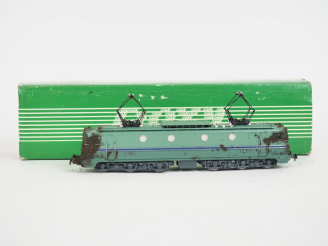 Vente aux enchères ROXY motrice CC 7107 SNCF série 280 verte dans sa boite d’origine TBE.