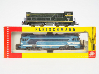 Vente aux enchères FLEISCHMANN HO Matériel roulant lot de 2 motrices en état d’usage dont