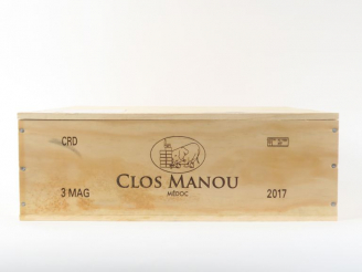 Vente aux enchères 3 MAGNUMS CLOS MANOU MEDOC - 2017 - CBO