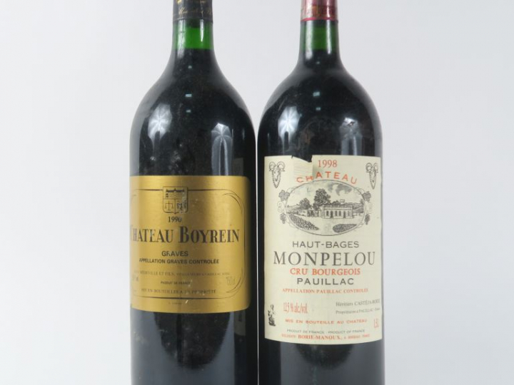 2 MAGNUMS : 1 CHÂTEAU HAUT BAGES MONPELOU CB PAUILLAC 1998 ED - 1 CHÂT