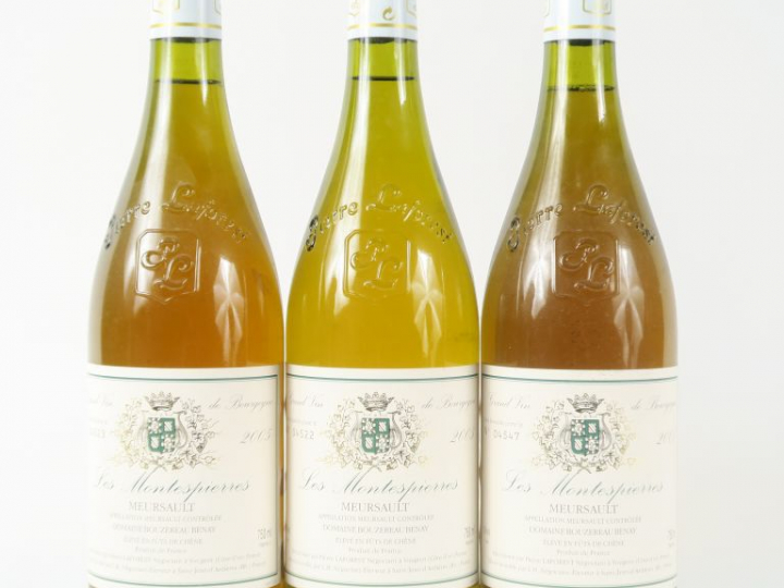 3 BOUTEILLES MEURSAULT 'LES MONTESPIERRES' BOUZEREAU BENAY - 2005