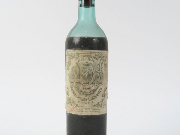1 BOUTEILLE CHÂTEAU LONGUEVILLE BARON DE PICHON LONGUEVILLE - 1939 - B