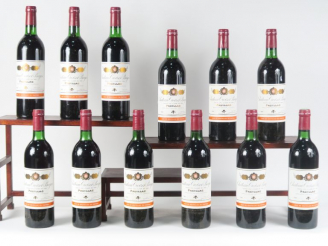 Vente aux enchères 12 BOUTEILLES CHÂTEAU CROIZET BAGES GCC PAUILLAC - 1981 - CBO - 8 BG/4