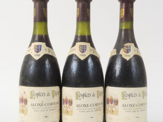 Vente aux enchères 3 BOUTEILLES ALOXE CORTON HOSPICES 'CUVÉE JEAN de BERBISEY' HOSPICES D