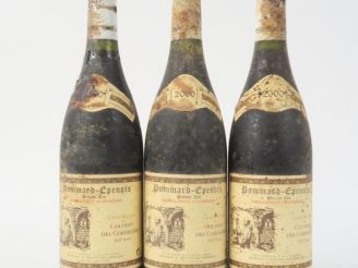 Vente aux enchères 3 BOUTEILLES POMMARD EPENOTS 1er CRU COUVENT DES CORDELIERS - 2003
