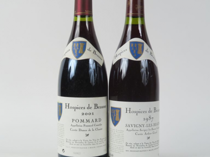2 BOUTEILLES HOSPICES DE BEAUNE : 1 POMMARD 'CUVÉE DAME DE LA CHARITÉ'