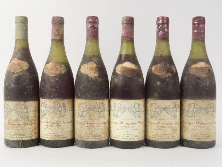 6 BOUTEILLES CHASSAGNE MONTRACHET 1er CRU 'MORGEOT' CAVE DES BATISTINE