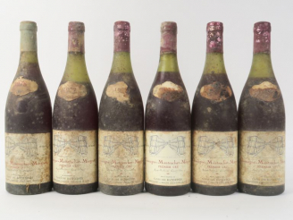 Vente aux enchères 6 BOUTEILLES CHASSAGNE MONTRACHET 1er CRU 'MORGEOT' CAVE DES BATISTINE
