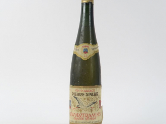 Vente aux enchères 1 BOUTEILLE GEWURZTRAMINER 'GRANDE RESERVE' PIERRE SPARR - 1955