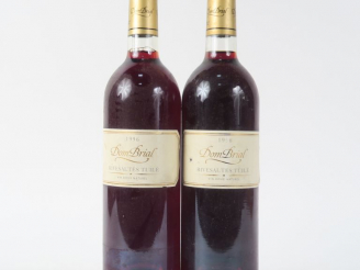 Vente aux enchères 2 BOUTEILLES RIVESALTES TUILÉ DOM BRIAL - 1996