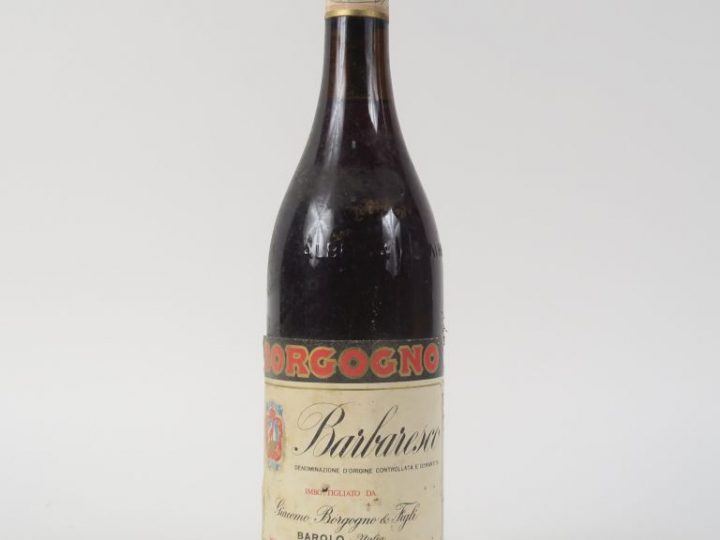 1 VIEILLE BOUTEILLE BARBARESCO BORGOGNO