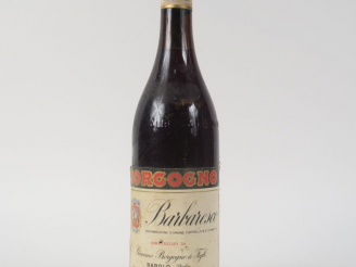 Vente aux enchères 1 VIEILLE BOUTEILLE BARBARESCO BORGOGNO
