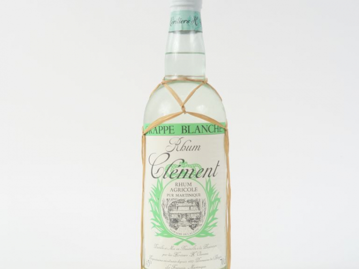 1 BOUTEILLE RHUM BLANC CLEMENT 'GRAPPE BLANCHE' 45°