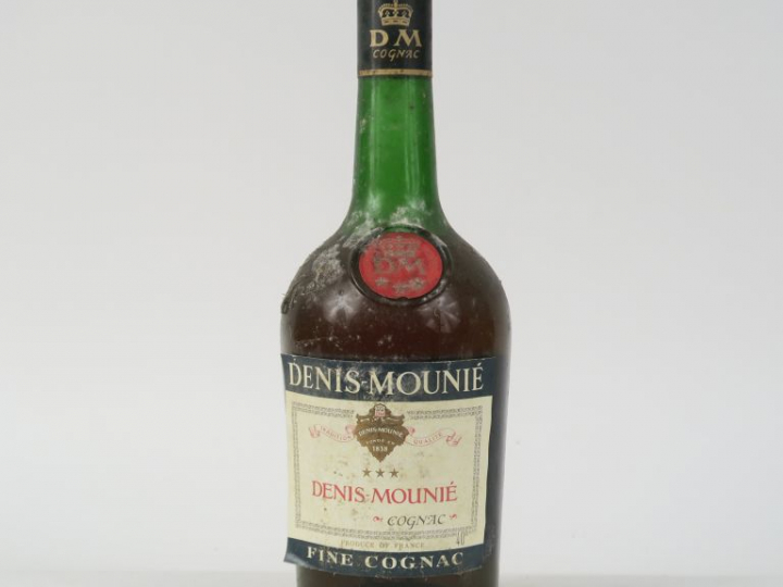 1 VIEILLE BOUTEILLE COGNAC DENIS MOUNIE - BS