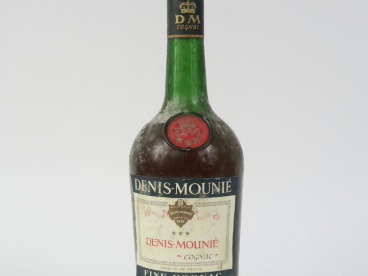 1 VIEILLE BOUTEILLE COGNAC DENIS MOUNIE - BS
