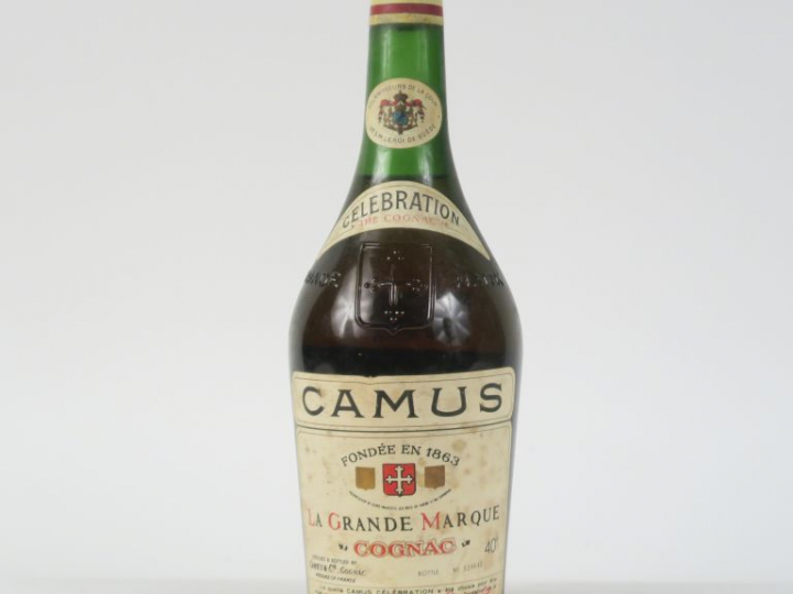 1 VIEILLE BOUTEILLE COGNAC CAMUS 'LA GRANDE MARQUE' CELEBRATION