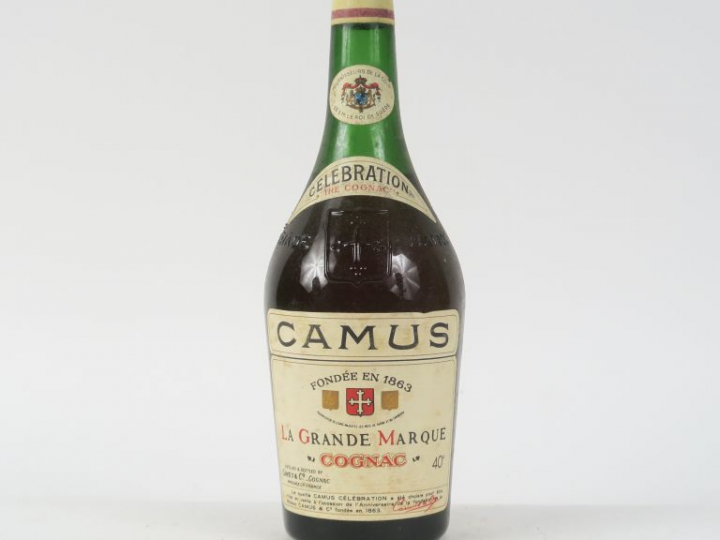 1 VIEILLE BOUTEILLE COGNAC CAMUS 'LA GRANDE MARQUE' CELEBRATION