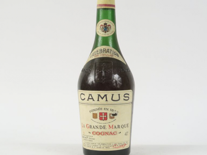 1 VIEILLE BOUTEILLE COGNAC CAMUS 'LA GRANDE MARQUE' CELEBRATION