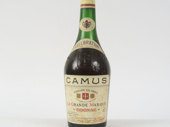 1 VIEILLE BOUTEILLE COGNAC CAMUS 'LA GRANDE MARQUE' CELEBRATION