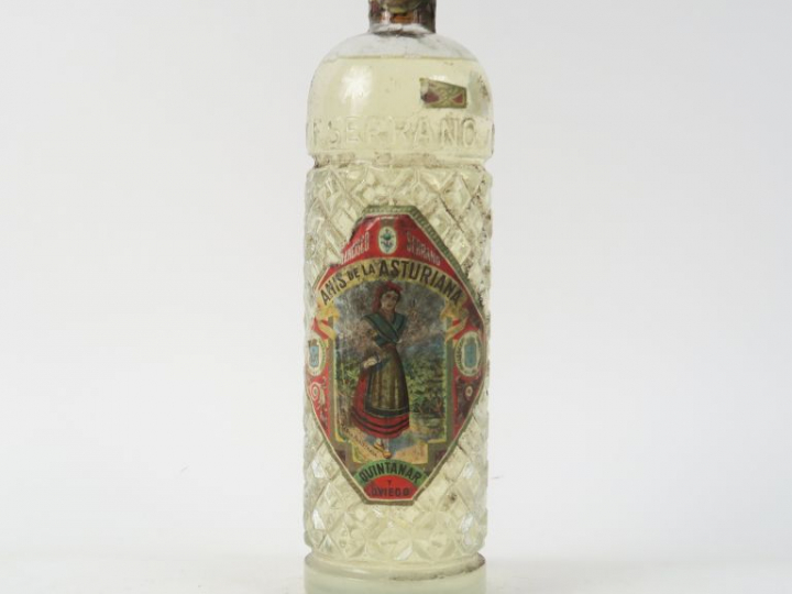 1 VIEILLE BOUTEILLE (1 L) ANIS DE LA ASTURIANA - BS