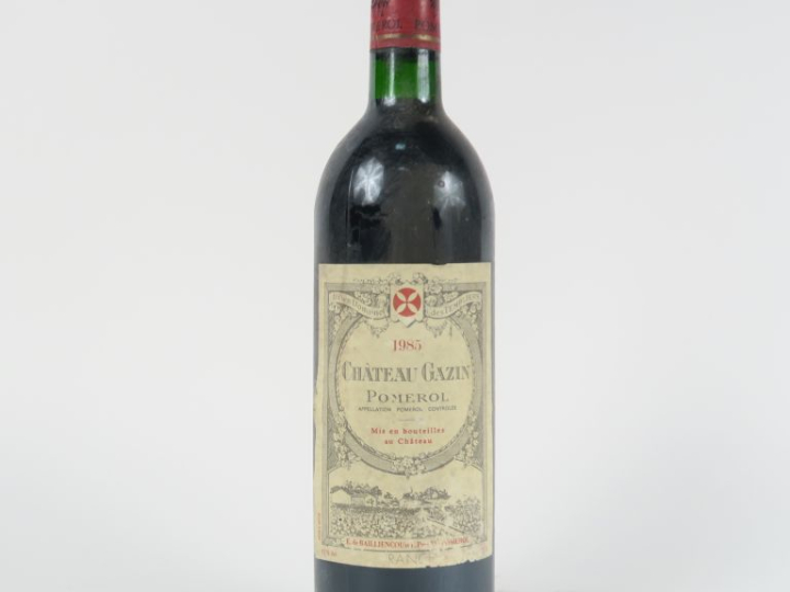 1 BOUTEILLE CHÂTEAU GAZIN POMEROL - 1985 - BG/BLS
