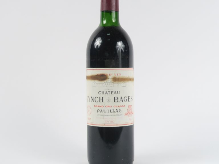 1 BOUTEILLE CHÂTEAU LYNCH BAGES GCC PAUILLAC - 1987 BG/ET