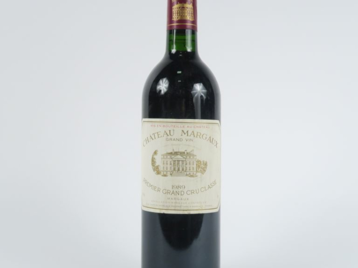 1 BOUTEILLE CHÂTEAU MARGAUX 1er GCC MARGAUX - 1989 - BG