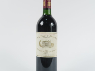 Vente aux enchères 1 BOUTEILLE CHÂTEAU MARGAUX 1er GCC MARGAUX - 1989 - BG