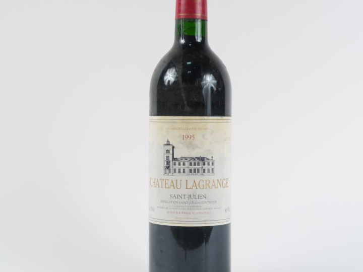 1 BOUTEILLE CHÂTEAU LAGRANGE GCC ST JULIEN - 1995 - ELT