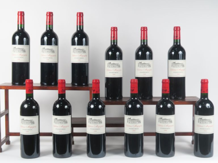 12 BOUTEILLES CHÂTEAU MAZEYRES POMEROL - 2008 - CBO