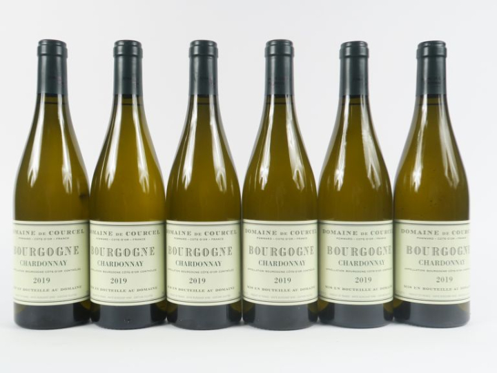 6 BOUTEILLES BOURGOGNE CHARDONNAY DOMAINE DE COURCEL - 2019