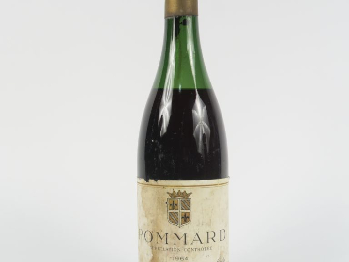 1 BOUTEILLE POMMARD NICOLAS - 1964 - 6,5 CM/ELA/CAPS CORRODÉE