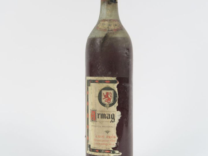 1 VIEILLE BOUTEILLE (1 L) ARMAGNAC CAVÉ FRÈRES - BS/EA