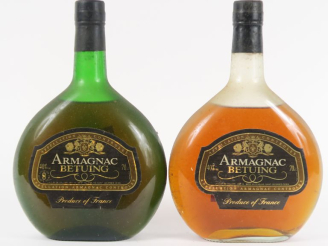 Vente aux enchères 2 BOUTEILLES ARMAGNAC BETUING