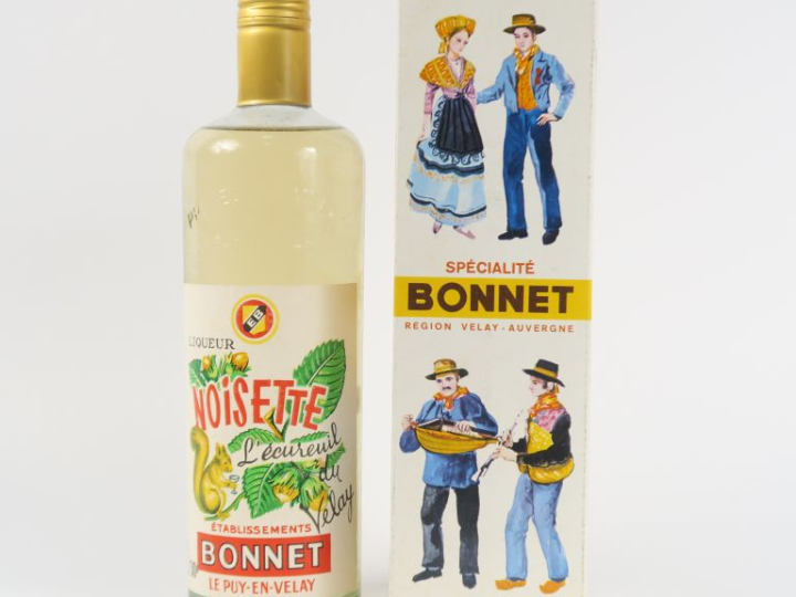 1 BOUTEILLE LIQUEUR DE NOISETTE 'L'ECUREUIL' BONNET 30° - COFFRET