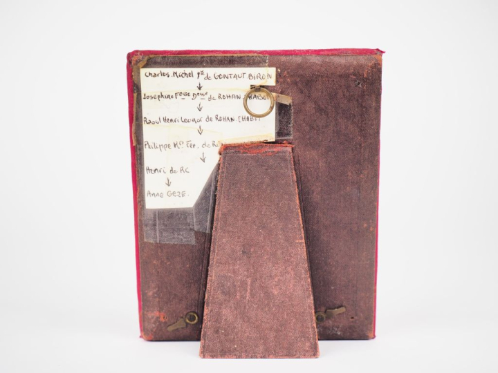 Miniature fin XVIIIème - début XIXème. "Portait du vicomte de Gontaut 
